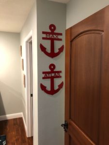 Anchor with Name Signs