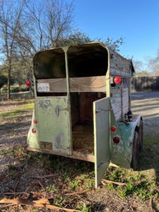 Horse Trailer Before Back