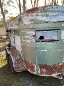 Horse Trailer Before Front