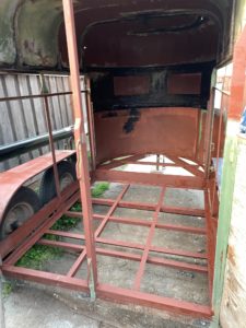 Horse Trailer During Restoration